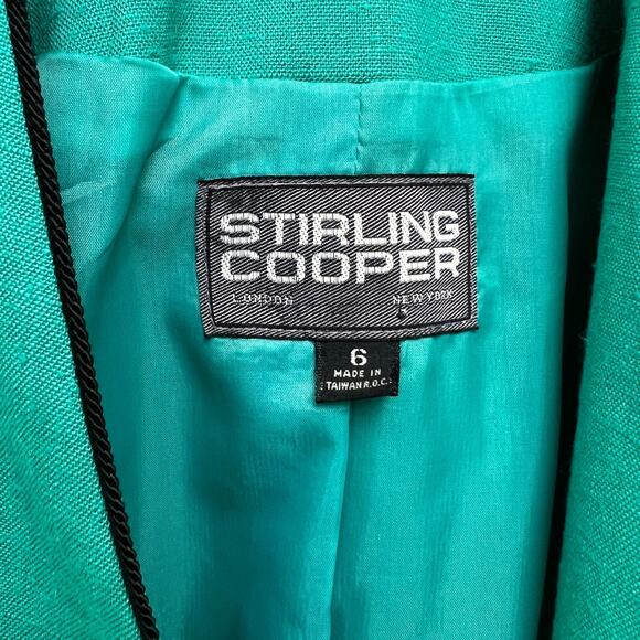 Vintage 90s Stirling Cooper Single-Button Blazer Size 6 - Picture 6 of 8